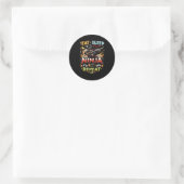 Ninja Levenslus Ronde Sticker (Tas)