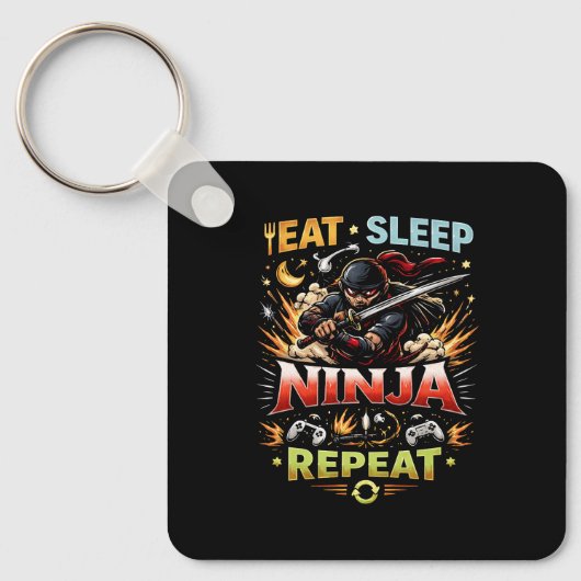 Ninja Levenslus Sleutelhanger (Voorkant)
