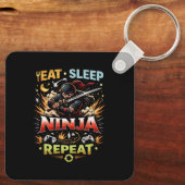 Ninja Levenslus Sleutelhanger (Achterkant)