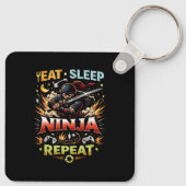 Ninja Levenslus Sleutelhanger (Achterkant)