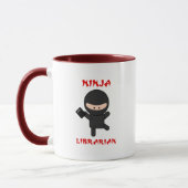 Ninja Librarian met Boek Mok (Links)