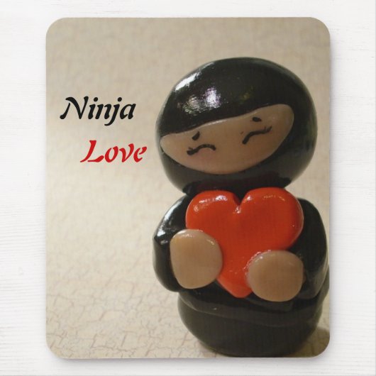 Ninja Love Mousepad Muismat (Voorkant)