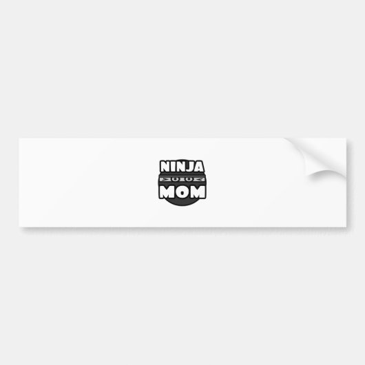 Ninja mama bumpersticker (Voorkant)