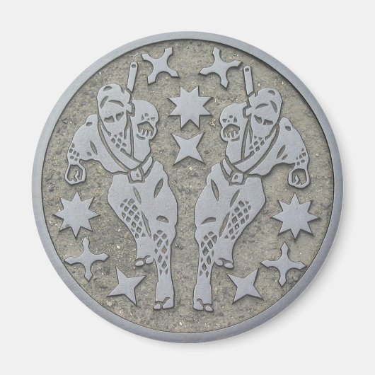 Ninja Manhole Magneet (Voorkant)