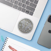 Ninja Manhole Sticker (Laptop met iPhone)