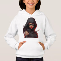 Ninja Meisje Power hoodie Kinder