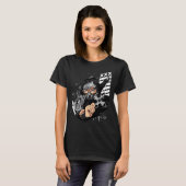 Ninja meisje. t-shirt (Voorkant volledig)