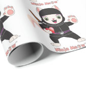 Ninja MEOW™ Cadeaupapier (Rol Hoek)