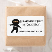 Ninja met Crochet Hook Labels (Insitu)