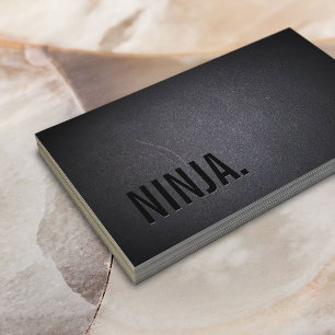 Ninja Minimalist Verouderde tekst Professioneel do Visitekaartje