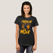 Ninja Mom Warrior Grappig T-shirt (Voorkant volledig)