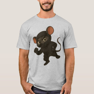 Ninja Mouse T-shirt | Funny Cartoon Martial Arts D