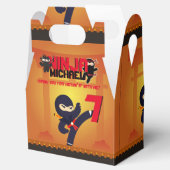 NINJA Movie Star Warrior Kicking It Karate Party Bedankdoosjes (Geopend)