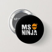 NINJA - Multiple Sclerosis Ondersteuning Awareness Ronde Button 5,7 Cm (Voorkant /achterkant)