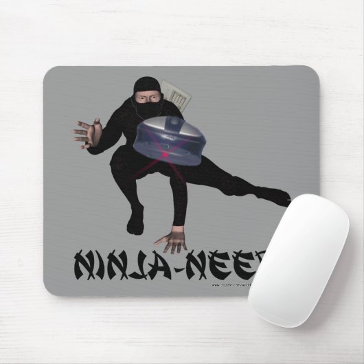 Ninja-ner Mousepad Muismat (Met muis)