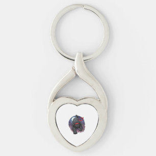 Ninja Newfie � Stille Grote Hond Sleutelhanger