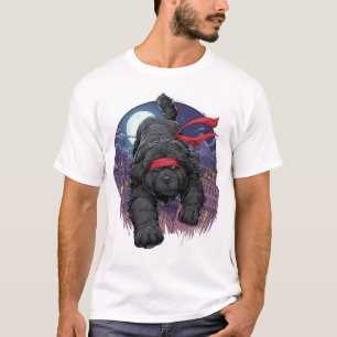 Ninja Newfie � Stille Grote Hond T-shirt