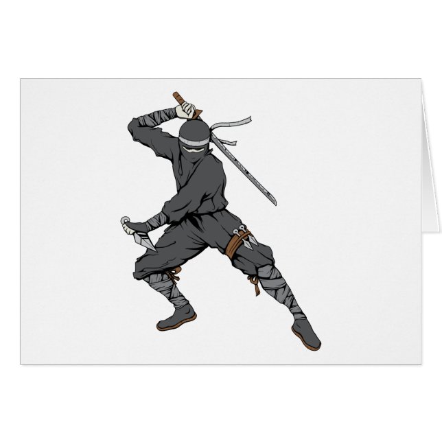 Ninja ~ Ninjas 2 Martial Arts Warrior Fantasy Art (Voorkant Horizontaal)