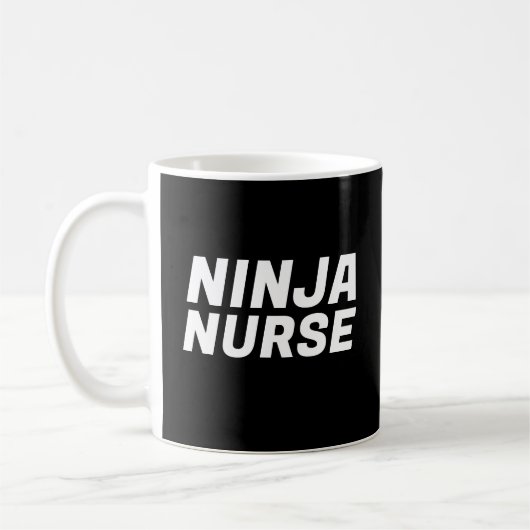 NINJA NURSE CAFÉ MUG (Gauche)