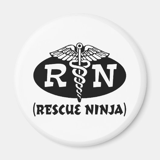 Ninja Nurse Magneet (Voorkant)