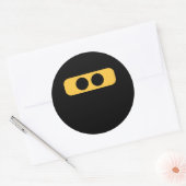 Ninja ogen ronde sticker (Envelop)