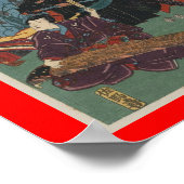 Ninja Painting circa 1853 Japan Poster (Hoek)