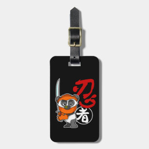Ninja Panda Bagagelabel