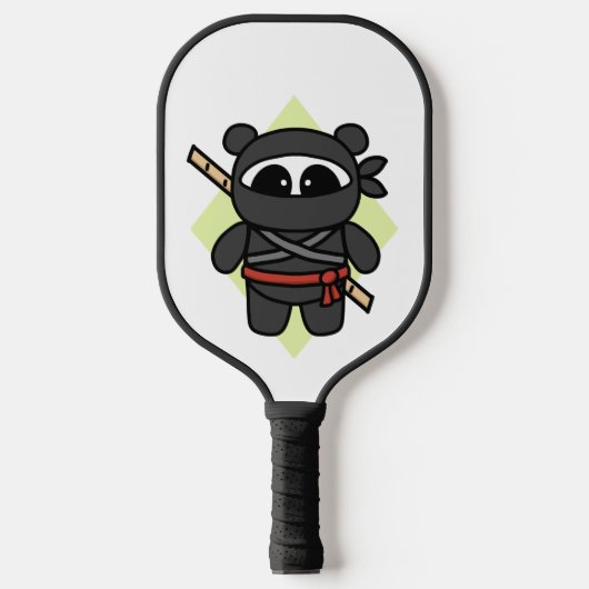 Ninja Panda door Amanda Roos Pickleball Paddle (Voorkant)
