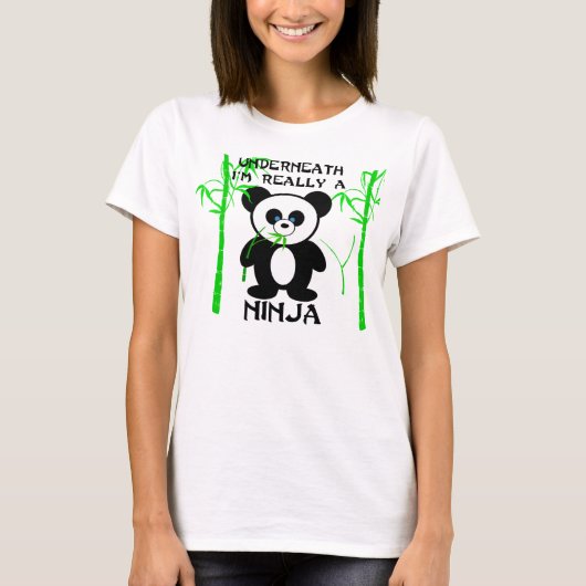 ninja panda t-shirt (Voorkant)