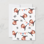 Ninja Party - Hartelijk dank Bedankkaart (Achterkant)