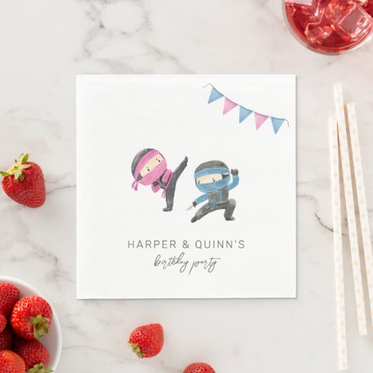 Ninja Party Papieren servetten (Insitu)