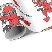  Ninja Pattern Cadeaupapier (Rol Hoek)