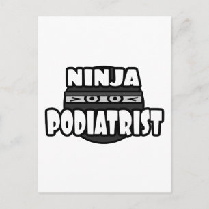 Ninja Podiater Briefkaart