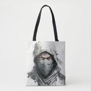 Ninja Portret Warrior Schilderen Historisch Avontu Draagtas