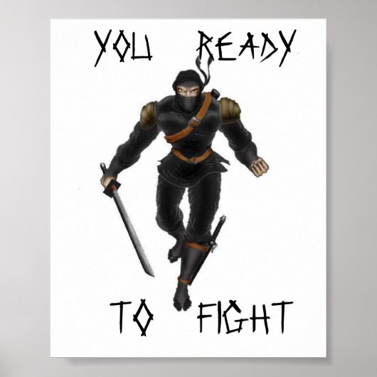 ninja poster (Voorkant)