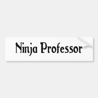 Ninja Professor Sticker