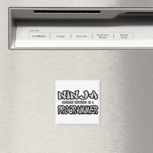 Ninja...Programmer Magneet (Insitu (Vaatwasser))