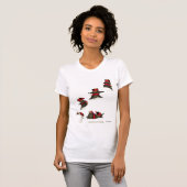 Ninja Pug Snack Attack! T-shirt (Voorkant volledig)