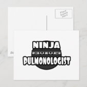 Ninja Pulmonoloog Briefkaart (Voorkant / Achterkant)
