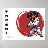Ninja Pup Warrior Poster (Voorkant)