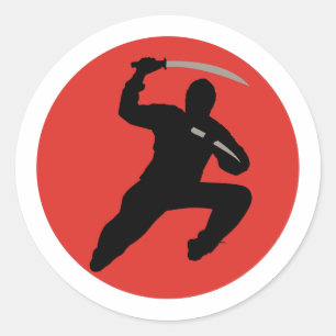 Ninja Ronde Sticker