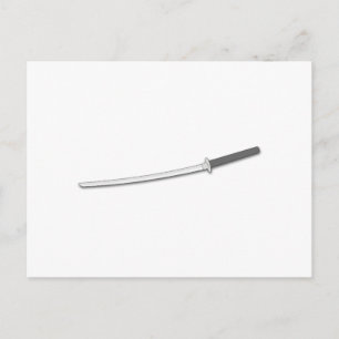Ninja Samurai Sword Briefkaart