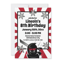 Ninja Samurai Warrior Kinder Jongens Verjaardagsfe