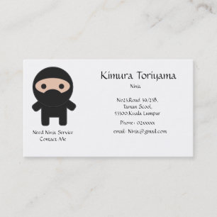 Ninja Service Visitekaartje