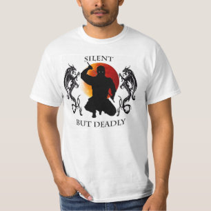 Ninja Shirt Silent, maar Deadly