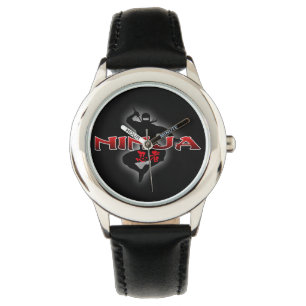 Ninja Silhouette Horloge