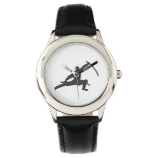 Ninja Silhouette Horloge