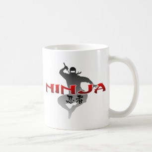 Ninja Silhouette Koffiemok