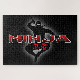 Ninja Silhouette Legpuzzel