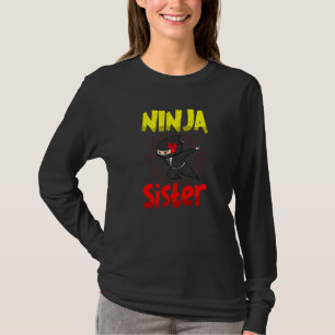 Ninja Sister Japans Mercenary Shinobi Kunai Shur T-shirt
